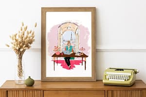 Home Office – Digital Luxury Art Print
