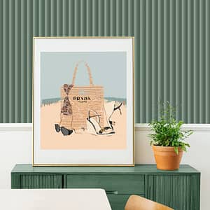 beach bag – Digital Luxury Art Print