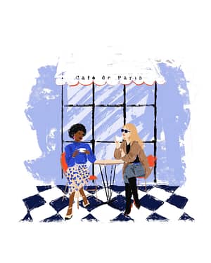 Café de Paris – Digital Luxury Art Print