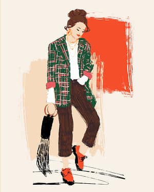 Tartan Jacket – Digital Luxury Art Print