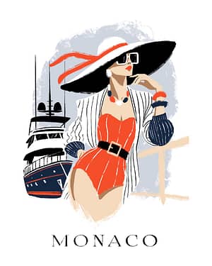 Monaco – Digital Luxury Art Print