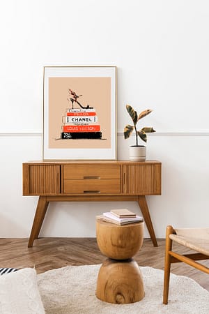 Fashion Books – Digital Luxury Art Print