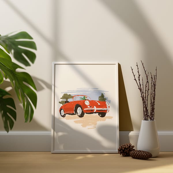 En Route! - Digital Luxury Art Print – Image 2