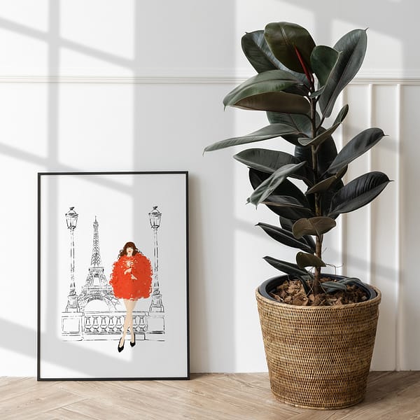 Paris en fête - Digital Luxury Art Print – Image 2