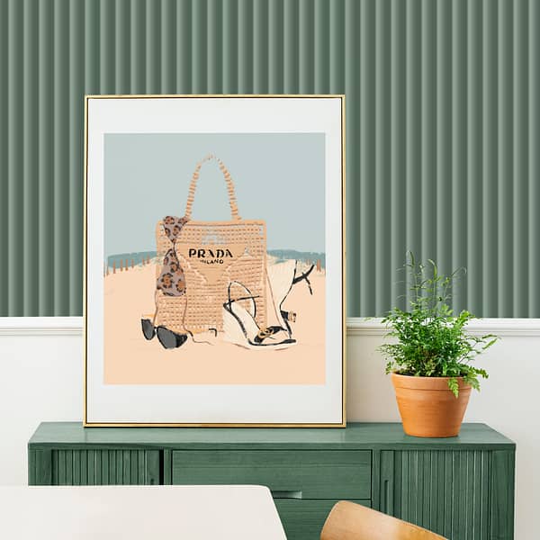 beach bag - Digital Luxury Art Print – Image 2