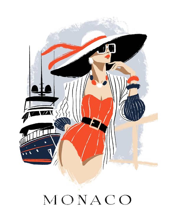 Monaco - Digital Luxury Art Print