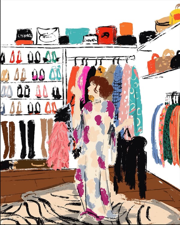 the closet - Digital Luxury Art Print