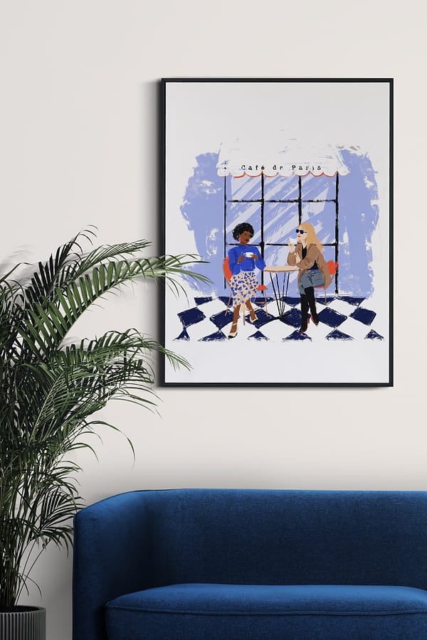 Café de Paris - Digital Luxury Art Print – Image 2